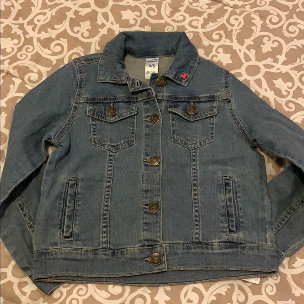 Carter’s little girl denim jacket